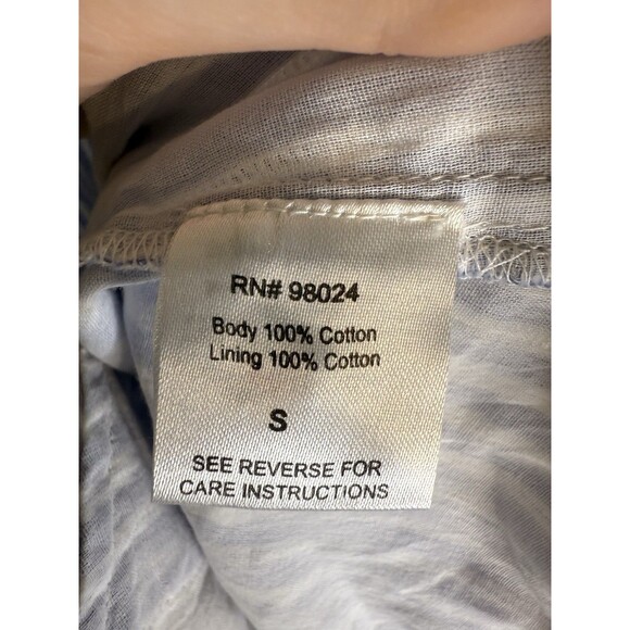 Caroline Constas Pinstripe Button Down Dress Size Small - Picture 4 of 5